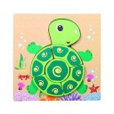 Puzzle de madeira com animal A1617 6