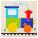 Puzzle de madera con vehículos de transporte 4