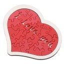 Puzzle di legno a forma di cuore A1618 4