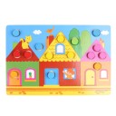 Puzzle drewniane dla dzieci J626 11