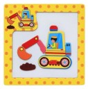 Puzzle educativo em madeira para crianças J631 23