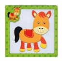 Puzzle educativo in legno per bambini J631 4