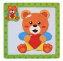 Puzzle educativo in legno per bambini J631 6