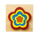 Puzzle en bois à emboîter formes géométriques 5