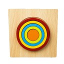 Puzzle en bois à emboîter formes géométriques 11