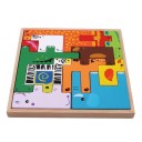 Puzzle en bois animaux 2