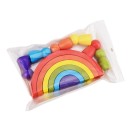 Puzzle en bois arc-en-ciel 2