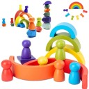 Puzzle en bois arc-en-ciel 4