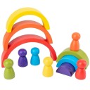 Puzzle en bois arc-en-ciel 5