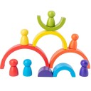Puzzle en bois arc-en-ciel 6