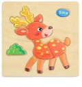 Puzzle en bois avec un animal 5
