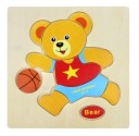 Puzzle en bois pour enfants J629 13