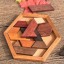 Puzzle geometric din lemn 4