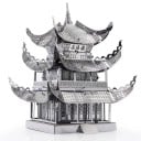 Puzzle metalowe 3D Wieża Yueyang 11 x 6,6 x 11 cm Model DIY Zestaw do budowania Układanka wycinana laserowo dla dzieci i dorosłych Kreatywna pamiątka 1