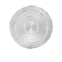 PVC bordunderlag til tallerkener og kopper rundt dekorativt design 38 cm moderne PVC dækkeservietter til spisebordet til hjemlig borddekoration 2