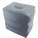 PVC nafukovacia detská opierka nôh do lietadla 30x38x40 cm Nastaviteľná výška 3 diely Cestovná podnožka Komfort pri dlhom lete 6