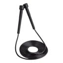 PVC Sjippetov 2,8 m med justerbar længde Plastikhåndtag 12 cm Sort Hurtigt sjippetov til børn og voksne til fitness og boksning 1