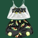 Pyjamas för kvinnor P2626 6
