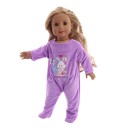 Pyjamas til en dukke med en kanin 3