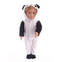 Pyjamas til Panda-dukke 2