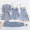 Pyjamasset för kvinnor P2582 3