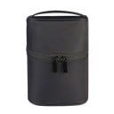 Pysty matkakosmetiikkalaukku pyöreällä muotoilulla ja kantokahvalla Kaksipuoleinen vetoketju Nailon Mitat 13 x 10 x 19 cm 2