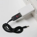 QC 3.0 USB til DC 5,5 x 2,1 mm strømkabel 4