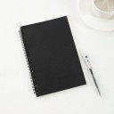 Quaderno a spirale in stile retro Blocco note con fogli bianchi per disegnare, scrivere e fare schizzi 5