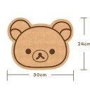 Quadro de cortiça urso 30 × 24 cm Quadro de cortiça decorativo cor natural para afixar notas fotografias quarto infantil 2