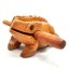 Quakender Frosch aus Holz 3