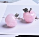 Quartz rose en forme de pomme 1