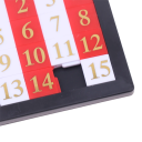 Quebra-cabeças de plástico 7 x 7 cm Puzzle deslizante com números 1–15 Jogo lógico clássico para crianças e adultos Treino do cérebro Jogo de memória 3