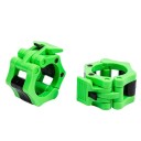 Quick Release Locks for Weights 2 pcs 50 mm Plastic Caps for Large Barbell Shafts Lockable Clips for Professional Weightlifting 4