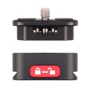 Quick Release Plate 3.8 x 1.6 cm for Camera Tripod Mount Accessories for Sony Nikon LUMIX DSLR 1