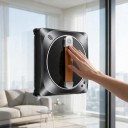 Raamrobot met Dubbele Waterspray Zuigkracht 3000 Pa Lasersensor App en Afstandsbediening Zwart Voor Thuis en Kantoor 7