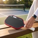 Racchetta da pickleball in fibra di carbonio con telaio cinetico Spessore 16 mm Assorbimento degli urti Forma allungata Per allenamento 7