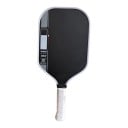 Rachetă de pickleball cu formă prelungită Complet închisă Grosime 16 mm Miez din spumă TFP Neagră cu margine albă Pentru antrenament și meciuri 1