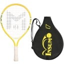 Rachetă de tenis pentru copii Insum Dimensiune 17 inci Cadru din aluminiu Cu fir întins Cu geantă de transport Pentru începători Pe 4