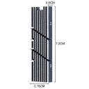 Răcitor din aluminiu pentru placa grafică și procesor pentru PC-uri desktop și PS5 cu 3 pad-uri din silicon, 4 șuruburi și o șurubelniță 4