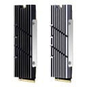 Răcitor SSD M.2 7,2 x 2,15 x 0,6 cm pentru discuri NVMe și NGFF cu pad-uri termoconductoare și set de montaj pentru PC și PlayStation 5 5