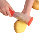 Raclette de cuisine avec réservoir à épluchures 2