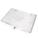 Radiator Guard Aluminium Cover for Kawasaki Motorcycles Black or Silver 3