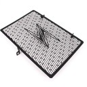 Radiator Guard Aluminium Cover for Kawasaki Motorcycles Black or Silver 4