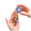 Radiere mici colorate 50 buc într-o cutie Mini radiere pentru copii cu modele drăguțe Recipient din cauciuc din plastic pentru gumare 5,5 x 5,3 cm 3