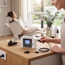 Radiografía dental digital portátil con gran sensor 44,5 × 33 mm, pantalla táctil, CMOS, 220 V, blanca, para odontología y veterinaria 5