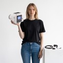 Radiographie dentaire numérique portable avec grand capteur 44,5 × 33 mm, écran tactile, CMOS, 220 V, blanc, pour dentisterie et vétérinaire 4