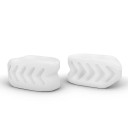 Rafforzatore della mascella in silicone di nuova generazione set 2 pezzi per modellare la mascella e rinforzare i muscoli masticatori 40 50 e 60 lbs 3