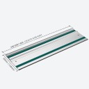 Rail de guidage pour scie circulaire pour un guidage de coupe précis de 600 à 1400 mm en aluminium argenté pour la coupe du bois avec une scie électrique 3