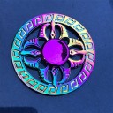 Rainbow fidget spinner metall A2222 14