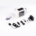 Raios X dentários digitais portáteis com sensor e ecrã táctil de 4 polegadas, pequeno, 60 kV, 220V UE, branco, para prática dentária e veterinária 3